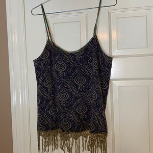 Fringe tank top